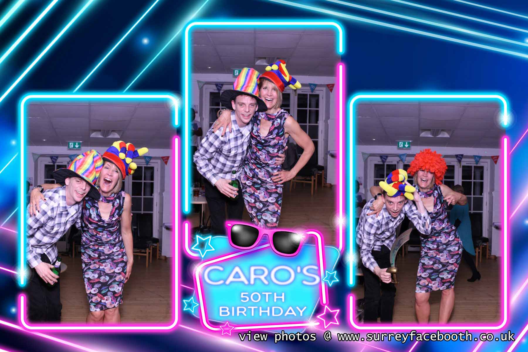 Caroline's 50th Birthday | View more photos from the event at galleries.surreyfacebooth.co.uk/u/Surrey-FaceBooth/Carolines-50th-Birthday